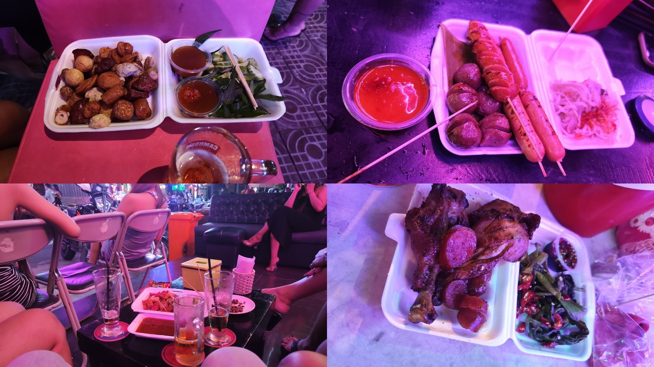 プノンペン・リバーサイド・ガールズバー バー娘のチョイスについて ツマミ1