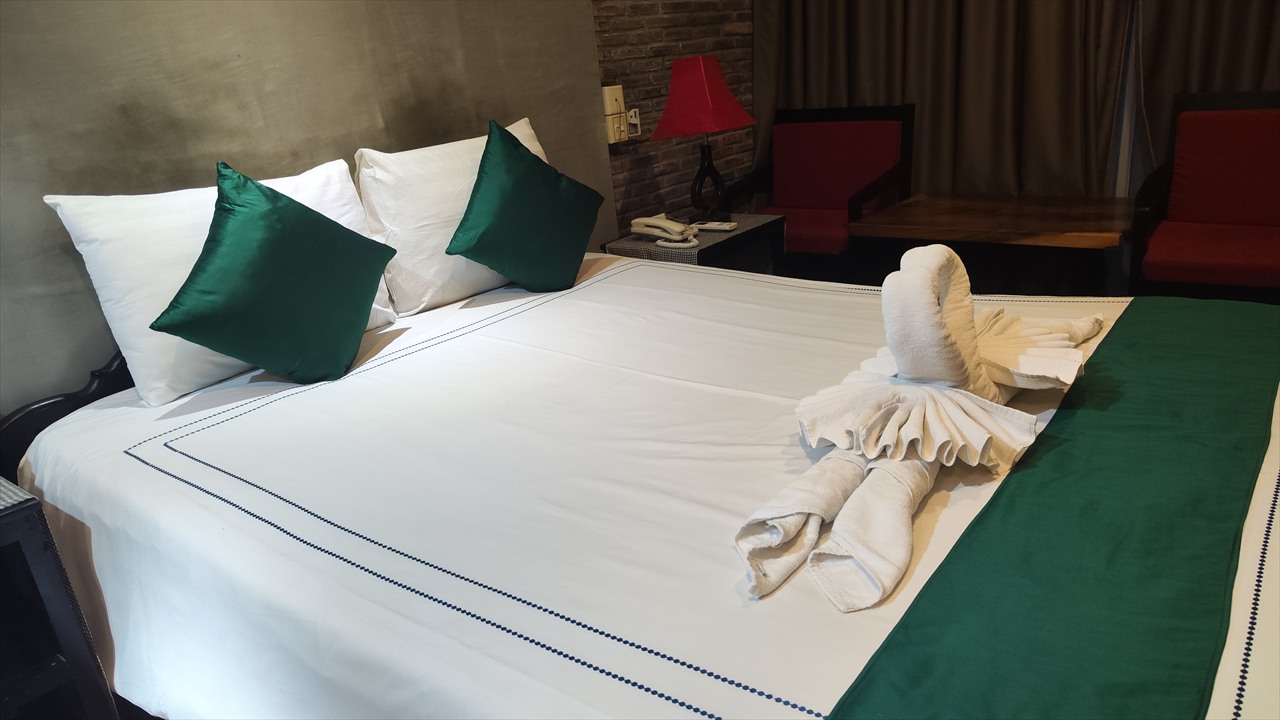 Vacation Boutique Hotel ベッド付近