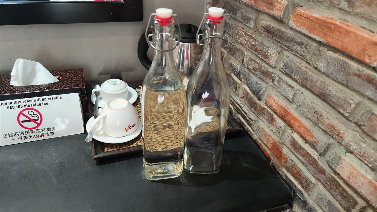 Vacation Boutique Hotel 瓶のミネラルウォーター