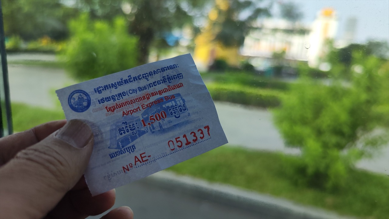 プノンペン エアポートエクスプレス チケット
