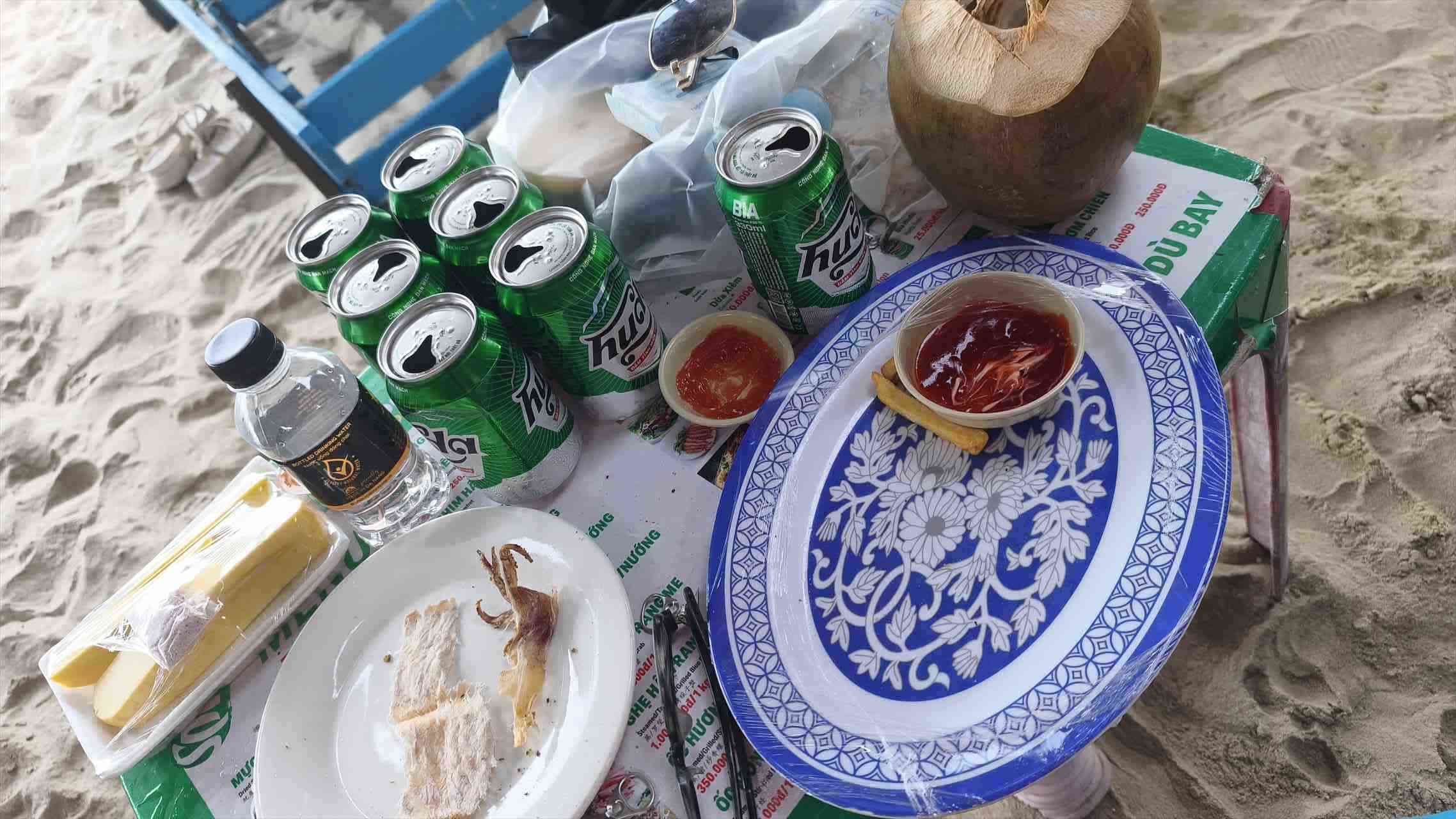 ダナン旅 ビールとスルメ