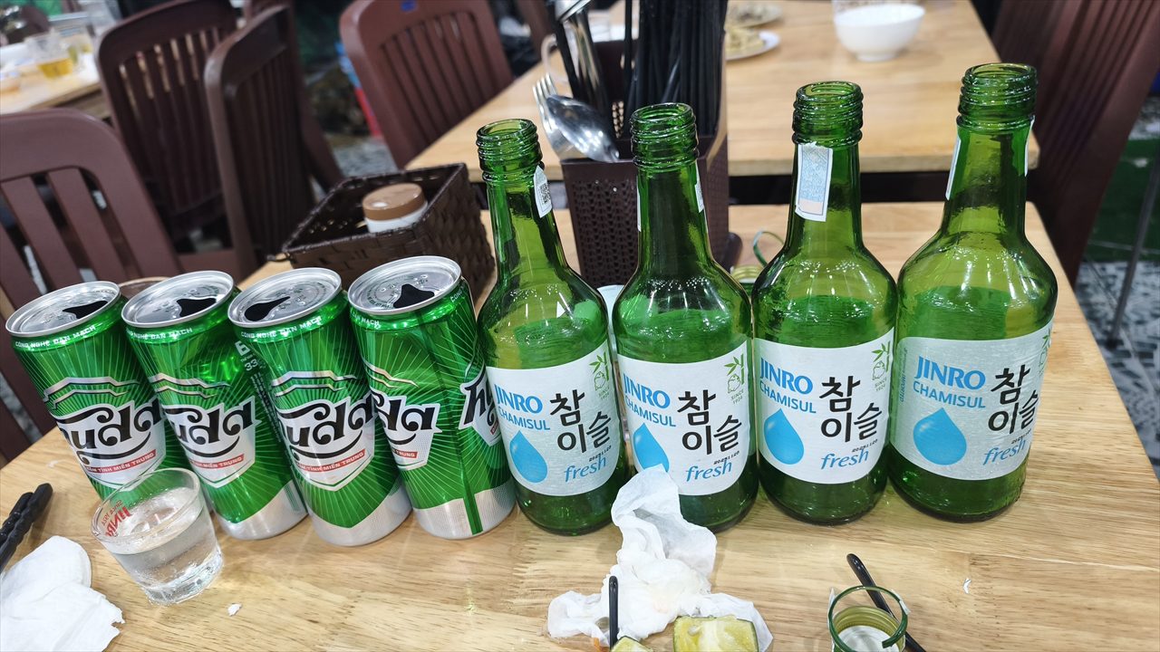 ダナン観光 飲んだビール＆真露