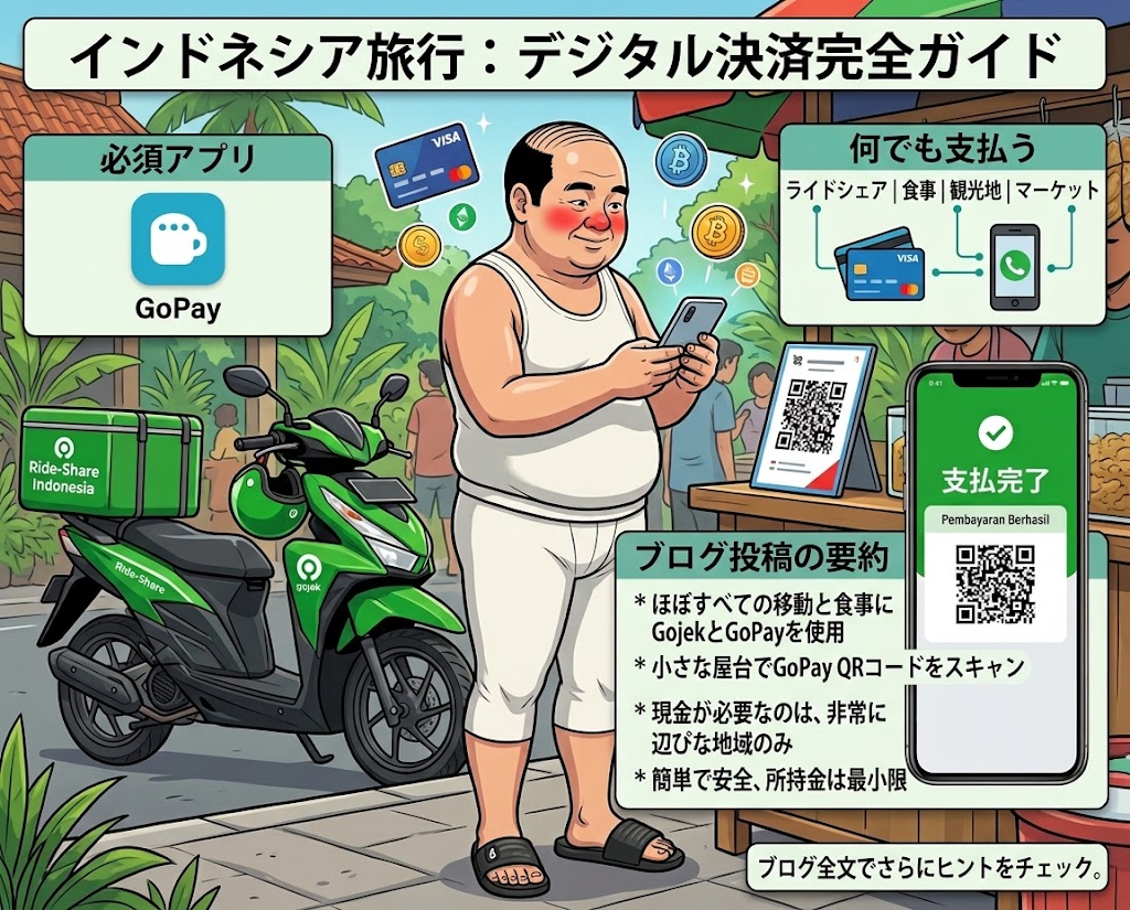 ジャカルタ旅(202608) ジャカルタで電子決済